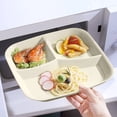 thumbnail image 3 of Divided Plates For Adults 10 Inch Plastic Reusable Dinner Plate With 3 Sections For Portion Control Picnic Camping And Family Meals, 3 of 6