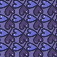 thumbnail image 1 of Ahgly Tapis d'Intérieur Lavable en Machine Carré Transitionnel Bleu, 6 Pieds Carré, 1 of 7