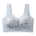 thumbnail image 2 of Lingerie for Women Oversized Thin Lingerie with A Large Chest and No Steel Ring Sports Bra Gathered Sagging and Beautiful Back Daily Bra Rings for Women Sizes : M-4XL, 2 of 9