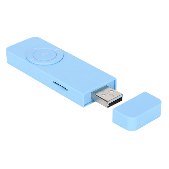 Lecteur de Musique MP3 Portable avec Lanière, Supporte MP3 WMA, 32 Go Mémoire, Design à la Mode, 10 Heures d'Autonomie