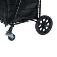 thumbnail image 4 of Mainstays Chariot de courses robuste en métal avec doublure en polyester, 4 of 10