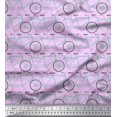 thumbnail image 1 of Soimoi Poly Georgette Fabric Bicycle Transport Print Fabric by The Yard 52 Inch Wide, 1 of 2