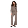 thumbnail image 2 of George Women's Ribbed Wide Leg Sweatpant, 2 of 6