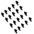 thumbnail image 4 of 20 Pcs/ensemble Couvre-Griffes pour Animaux, Clous en Résine, Capuchon de Protection avec Colle, Fournitures pour Animaux, Noir, G, 4 of 9