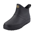 thumbnail image 1 of Bottes de Pluie Courtes Imperméables pour Hommes XZNGL, Mode Décontractée, Extérieur, à Enfiler, Chaussures d'Eau, 1 of 9