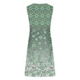 thumbnail image 4 of Penkiiy Robes pour Femmes 2024 Imprimé Marbre Col Rond Décontracté Sans Manches Robe à Bretelles Robe d'Été Babycon Sortie Décontractée Robes de Fête S Vert, 4 of 5