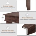 thumbnail image 3 of Farmhouse Dining Table for 4-6 – 63" Large Rectangular Wooden Kitchen Table – Heavy-Duty 81 lbs Frame, Stable Build – Perfect for Dining Room, Family Gatherings, 3 of 9