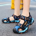 thumbnail image 2 of Ediodpoh Explore The Boys Sandals for Outdoor Adventures Comfortable Footwear for Kids 3 12 Versatile and Durable Summer Sandals with Straps Sandals Kids Black 11M, 2 of 5