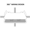 thumbnail image 4 of Jierger Punch-Free TV Component Floating Shelf, Wall Mounted Rack for Set-Top Box Router Game Consoles, Home Media Storage Shelf, No-Drill Floating Shelves, Home TV Accessory Storage Racks, 4 of 8