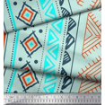 thumbnail image 3 of Soimoi Velvet Fabric Aztec Geometric Fabric Prints by Yard 58 Inch Wide, 3 of 3