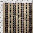 thumbnail image 3 of oneOone Silk Tabby Black Fabric Geometric Craft Projects Decor Fabric Printed By The Yard 42 Inch Wide, 3 of 4