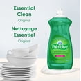 thumbnail image 2 of Palmolive Essential Clean Liquid Dish Soap, 4X Grease & Stain Fighting, Original Scent, 828 mL, 2 of 8