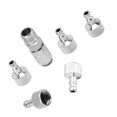 thumbnail image 4 of Kit de Connecteur à Libération Rapide d'Aérographe, Adaptateur d'Aérographe Set Antirouille Exquis Compact 6PCS Polyvalent en Acier Inoxydable pour l'Industrie, 4 of 8
