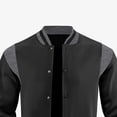 thumbnail image 4 of Cardigan Décontracté à Fermeture Éclair pour Homme avec Col Montant et Manches Longues, 4 of 6