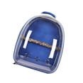thumbnail image 1 of Bird Carrier Cage Shoulder Bag Pet Parrot Travel Clear Clear Pet Backpack Dark blue, 1 of 7