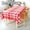 Red_Base#5881, variant on Deals Violete 5PCS Disposable Plaid Printing Thickened Water Proof Plastic Tablecloth/party Mat/disposable Tablecloth 3 Colors Optional 54x108in