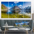 thumbnail image 1 of Lac de Montagne Cristallin dans les Alpes - Impression sur Toile Paysage, 1 of 3