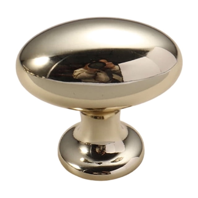 Drawer Pulls French Style Single Hole Metal Golden Handle for Wardrobe Door Shoe Cabinet