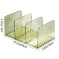 thumbnail image 3 of Kadlawus Acrylic Desktop Organizer, 3 Slot Clear File Rack, Space Saving Storage Stand for Office Desk, Teen Study Table, Books, Magazines, Documents, 3 of 6