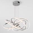 thumbnail image 3 of Artika Maelstrom Modern Pendant Light Fixture, Chrome, 3 of 7