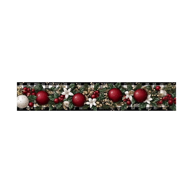 Coffee Tables for Living Room 72X13In Xmas Table Flag Waterproof Coffee Table Décor Christmas Table Decorations