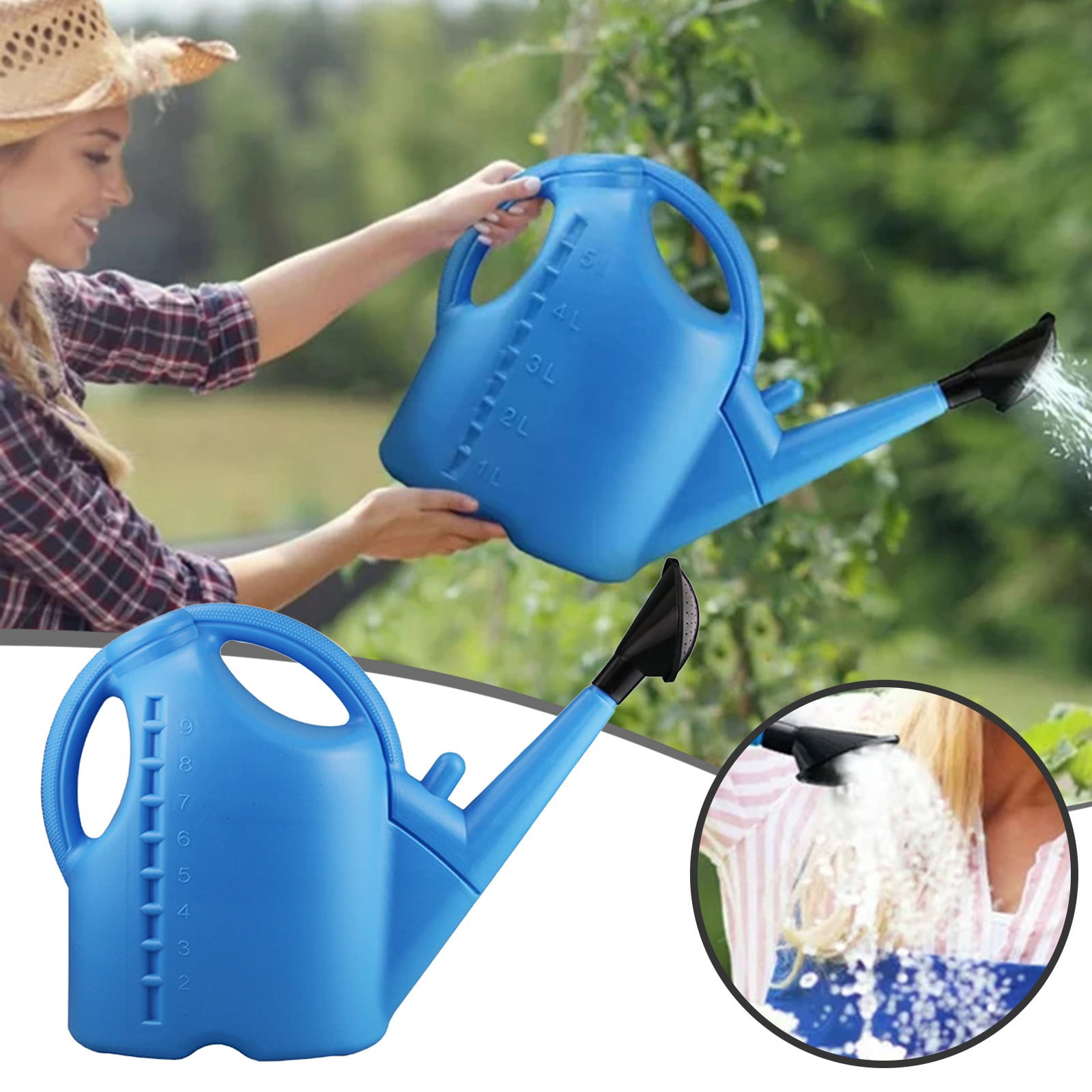 Detachable Watering Can Large Capacity Watering Can Watering Pot Long Spout Water Can Durable Pot For Indoor Outdoor Garden Watering Can 2 outside Watering Can Watering Can Indoor 1