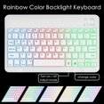 thumbnail image 5 of Case for Lenovo Tab M10 FHD Plus 10.3'' Tablet Wireless Keyboard TB-X606F TB-X606X Magnetic Touchpad Backlight Keyboard Cover mint French(QWERTY), 5 of 5