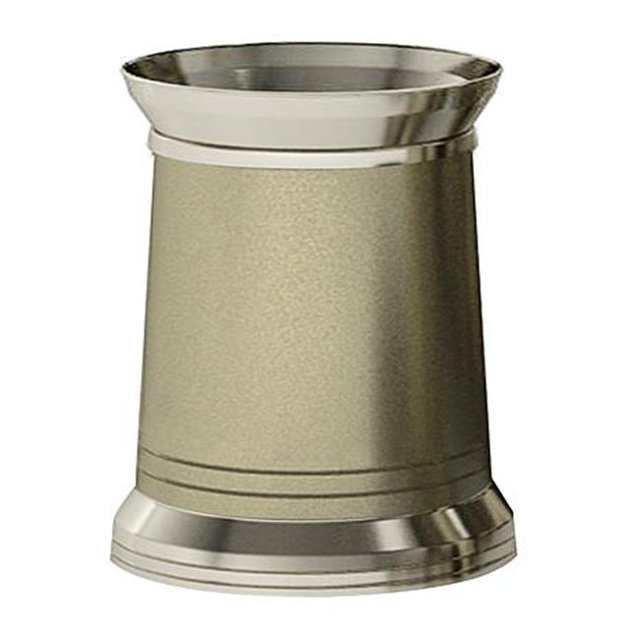 NuSteel LHMS8H Panier à Déchets Mat-Brillant de Maison Légère