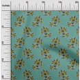 thumbnail image 1 of oneOone Cotton Poplin Fabric Leaves & Floral Block Decor Fabric Printed BTY 56 Inch Wide, 1 of 4