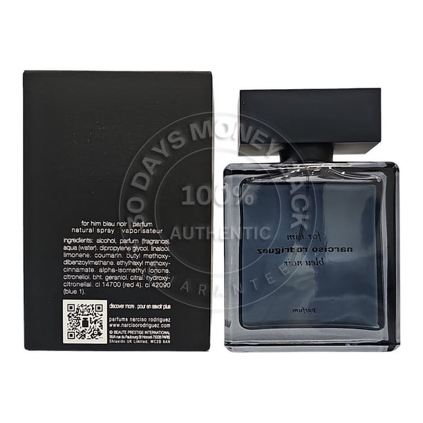 Narciso Rodriguez Bleu Noir by Narciso Rodriguez, 3.3 oz Parfum