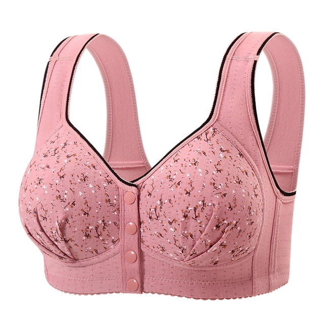 Seamless Front Close Bras for Women Post Surgery Full Coverage Moisture Wicking Comfort Supportive Convenient Bralettes Plus Size Everyday Bras