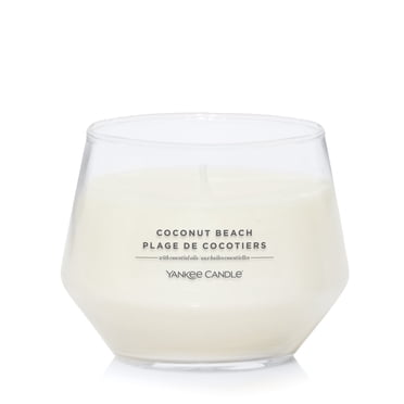 Yankee Candle Scented Candle, Coconut Beach, 10 oz, Studio Collection, Up to 50 Hours of Burn Time