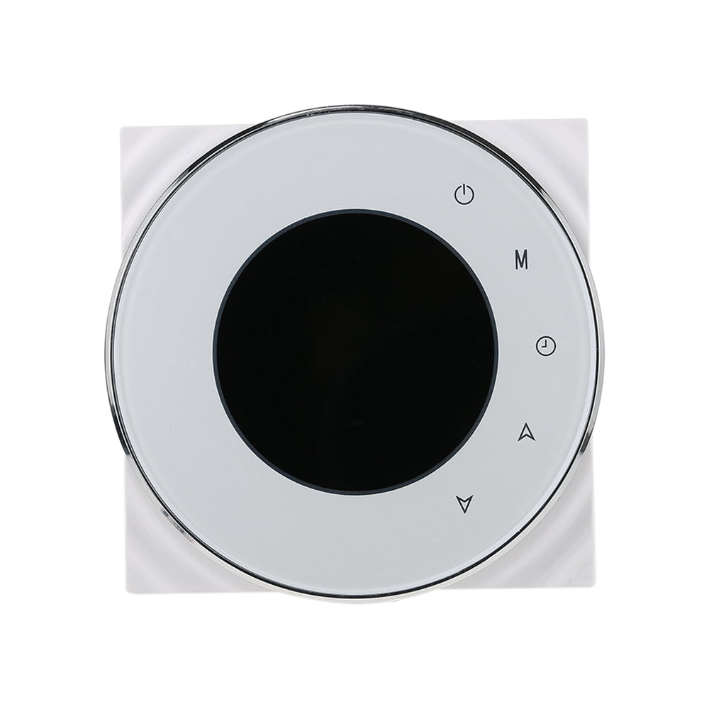 Labymos White BAC-6000 95~240VAC Two Pipe Heating Cooling LCD Digital Touch Screen 5+2 Weekly Programmable
