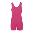 thumbnail image 3 of AherBiu Womens Short Jumpsuits Short Sleeve V Neck Sleeveless Summer Casual Loose Shorts Rompers Overalls, 3 of 6