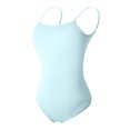 thumbnail image 1 of AherBiu Dancing Bodysuits for Women Sleeveless Backless Playsuits Stretchy Slim Comfy Soft Workout Rompers, 1 of 5