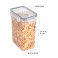 thumbnail image 3 of Renjiang Clear Airtight Food Storage Containers for Pantry – Air Tight Kitchen Containers Pantry Organization and Storage - BPA-Free Plastic - Keeps Food Fresh & Dry, 3 of 6