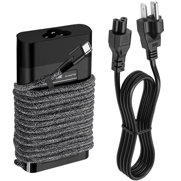 New Slim 65W HP Laptop Charger USB C Replacement for HP Envy X360 Spectre X360 Elitebook X360 Elite X2 Elitebook 840 Chromebook Envy ZBook ProBook Travel Fast Charger Type C Power Cord Adapter