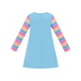 thumbnail image 2 of T-shirt Robe Fille Pâques Mignon Oeuf Floral Bunny Appliqué Manches Longues 5 Ans, 2 of 6