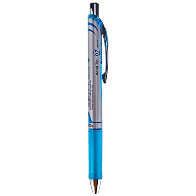 Pentel EnerGel x Stylos à Bille à Encre Gel avec Couvercle à Clic 0,35 mm (BL77-S)