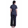 thumbnail image 4 of Moomaya Chemises de Pyjama avec Poches pour Femmes Ensemble de Pyjama en Coton Imprimé Vêtements de Nuit, 4 of 6