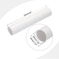 thumbnail image 2 of Unique Bargains Rigid Round Pipe 1.42" ID 1.57"OD 7.87" Length White High Impact for Water Pipe Crafts Cable Sleeves, 2 of 6