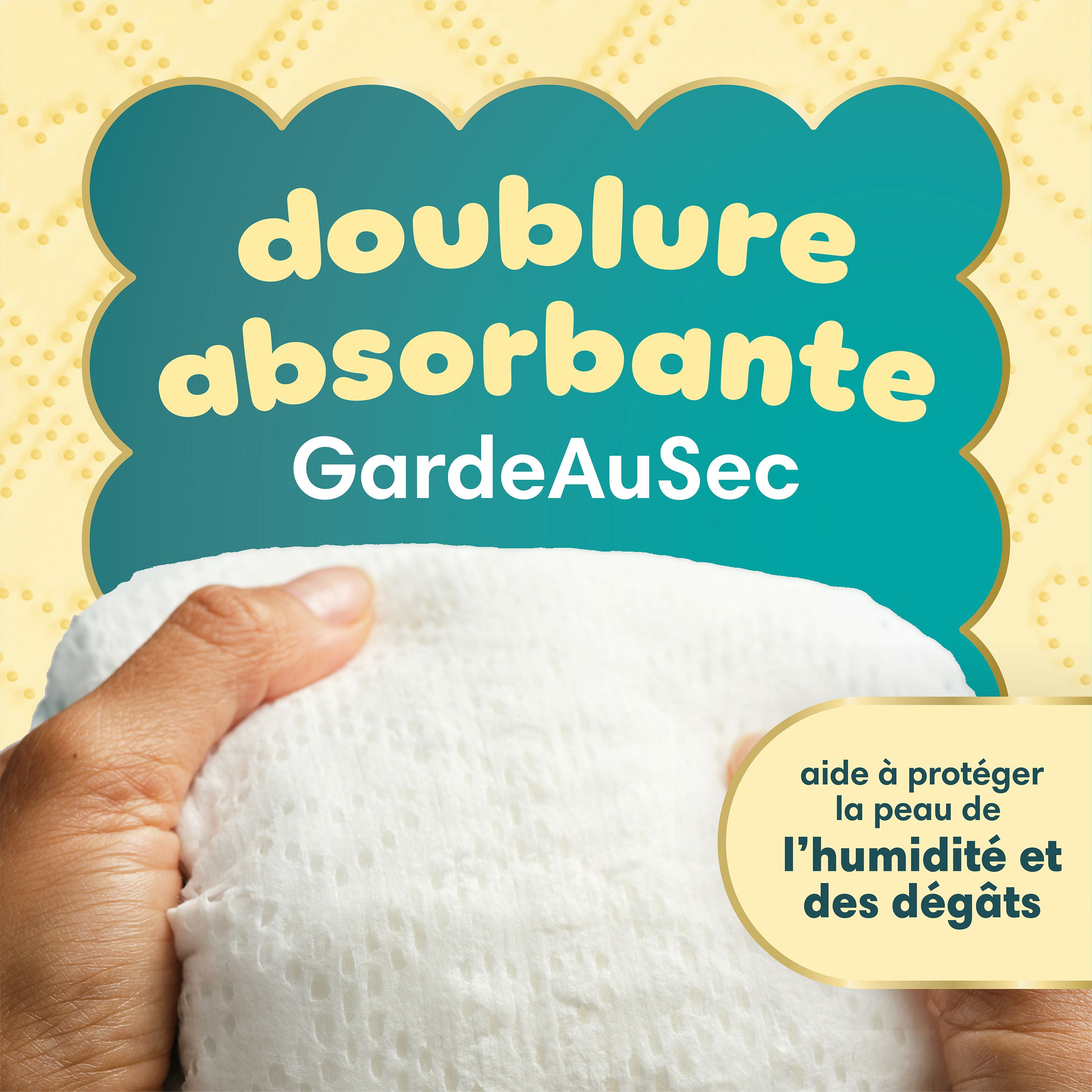 Pampers Swaddlers Couches, Taille 1 (8-14 lbs), Absorbantes, Gardent Bébé au Sec et Confortable, Couche Jetable pour Bébé Sûre pour la Peau