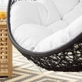thumbnail image 3 of Modway Chaise Longue de Patio Extérieure à Balançoire Sans Support en Noir/blanc, 3 of 9