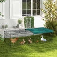 thumbnail image 2 of PawHut Small Animal Cage for Chicken, Rabbits, Chinchillas, 73" x 30" x 20", 2 of 10