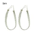 thumbnail image 4 of serony 2X Tie Back Curtain Bandage Hanging Decor Household Accessories Interesting Multipurpose Ornament Polyester Exquisite Green, 4 of 9