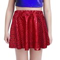 thumbnail image 1 of Robes de Danse pour Filles Robe Toot Toot Jupe Cheerleading à Sequins avec Design Découpé Robe Courte Polyvalente pour Performances et Événements, 1 of 1