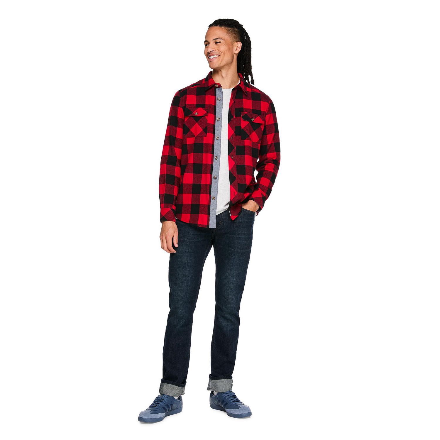 Chemise en flanelle Canadiana collection non genrée pour adultes