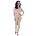 thumbnail image 3 of Moomaya Ensemble de Nuit Simple pour Femmes avec Pyjama en Coton 2 Pcs Nuisettes, 3 of 7