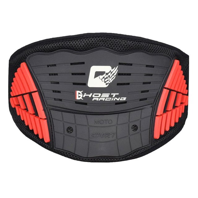 Xingzhi Ceinture de Course Motocross Protecteur de Rein Rouge