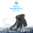 thumbnail image 2 of Comfy Moda Bottes d'Hiver pour Femmes en Cuir Imperméables avec Semelle Antidérapante LONDON, 2 of 7